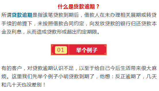 逾期一个月跟三个月的区别