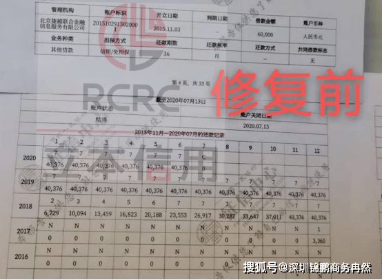 个人征信未发生逾期的账户明细删除方法及时间