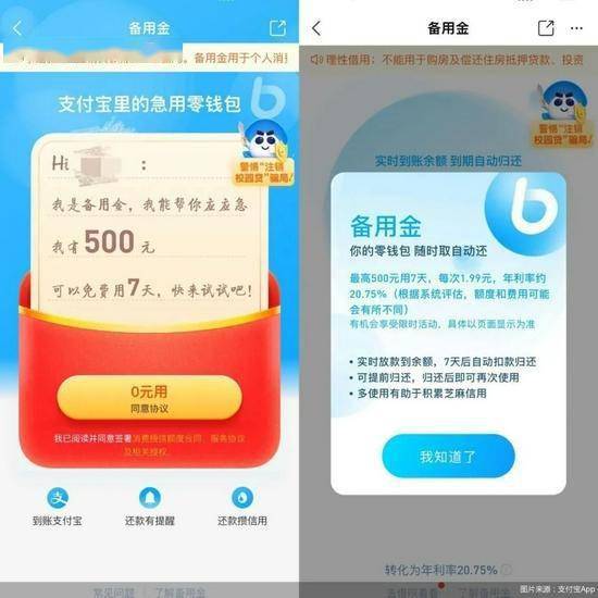 支付宝备用金逾期七天能取出来吗？