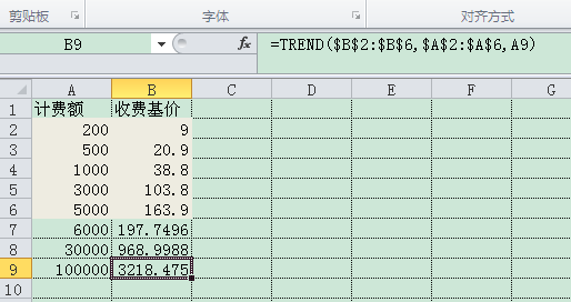 表格按天算违约金公式