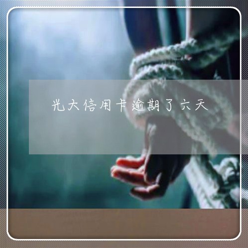 光大信用逾期多久付法律责任及逾期几天不影响征信