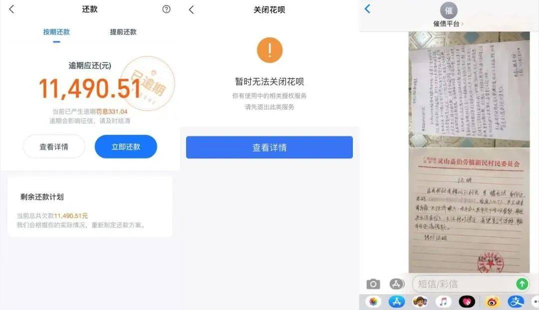 花呗逾期几天就给我打电话让我两天内还清，200多天逾期今天打电话叫我两天内还上怎么办？