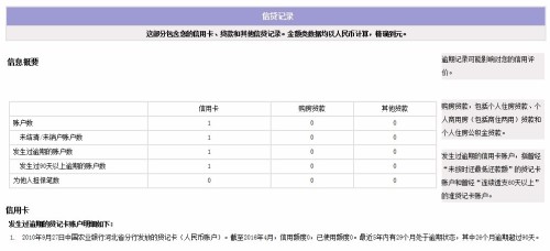 闪电贷逾期多久上征信记录及报告分析