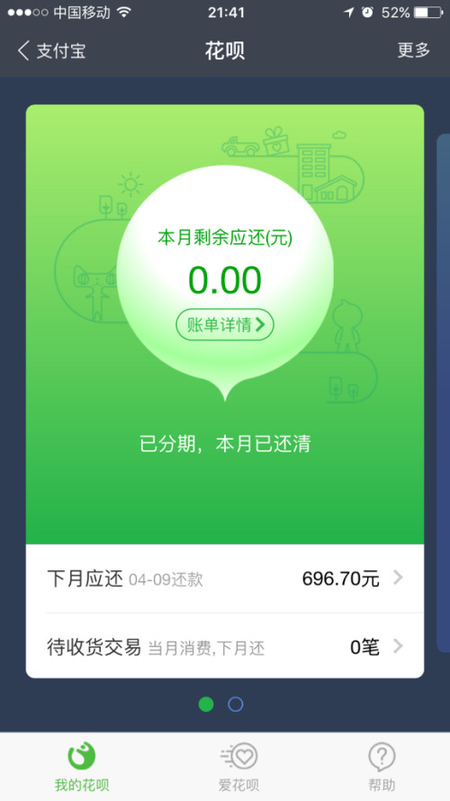 花呗期是当月有效吗