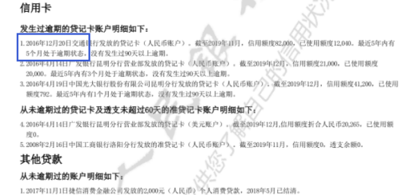 银行征信逾期报告模板下载安装及规则