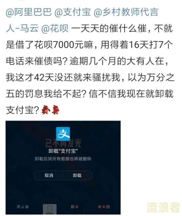 支付宝花呗逾期打电话说上门核实