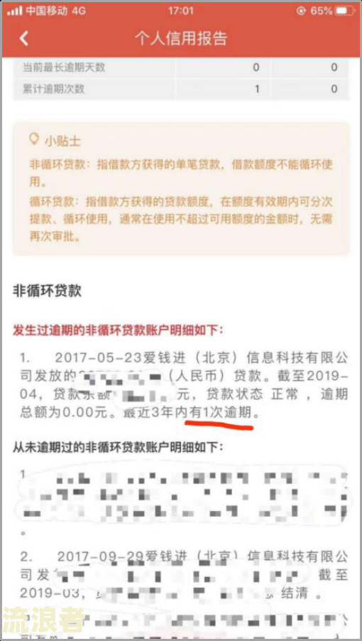 逾期一次是不是永远借款不了了，多久能恢复？