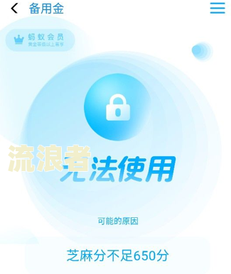 备用金逾期两天暂时无法使用怎么回事？