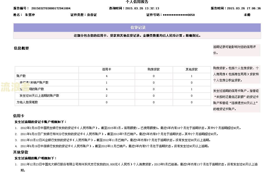 征信差有逾期哪里可以借钱急用啊
