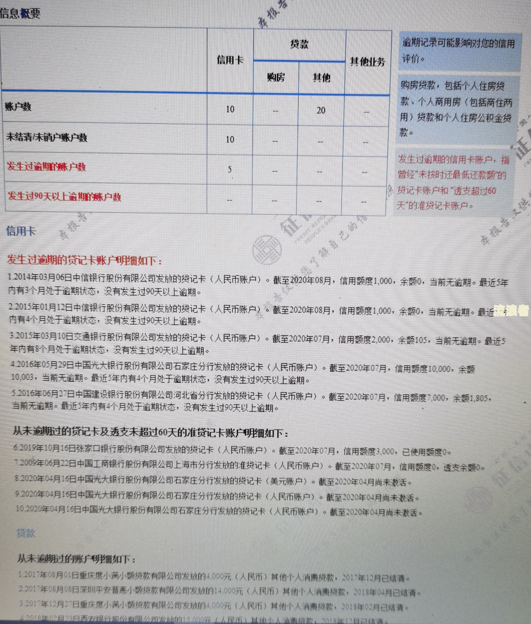 贷款逾期分析报告模板