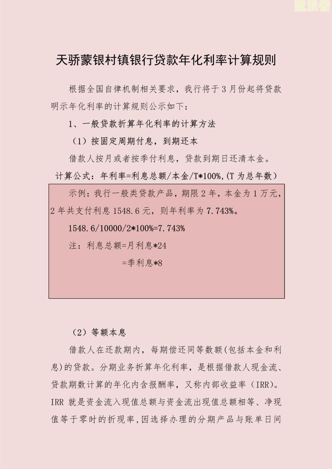 企业贷款逾期利息计算规则及后果