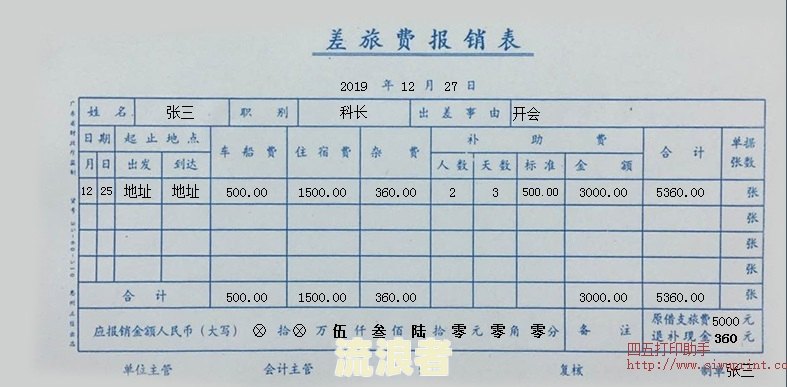 差旅费报说明及未及时报账理由