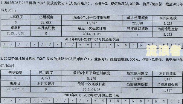 征信表怎么看逾期次数记录与明细