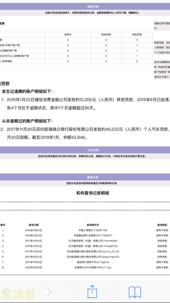 征信上的逾期记录还有余额是啥意思