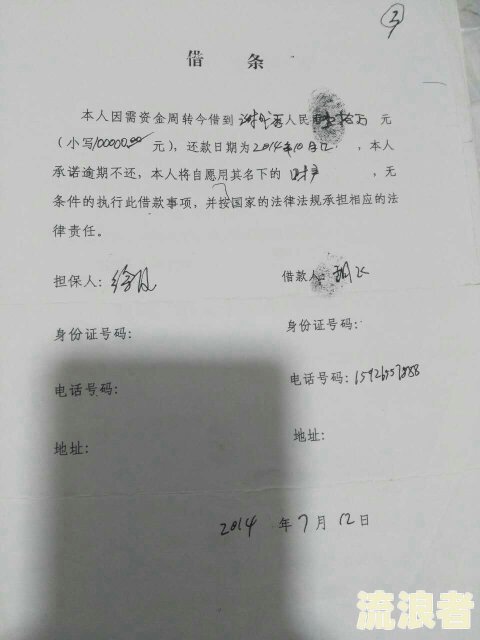累计借条的写法，正规版本及起诉时需查看流水