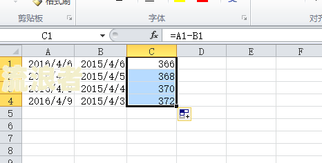Excel逾期天数分析公式