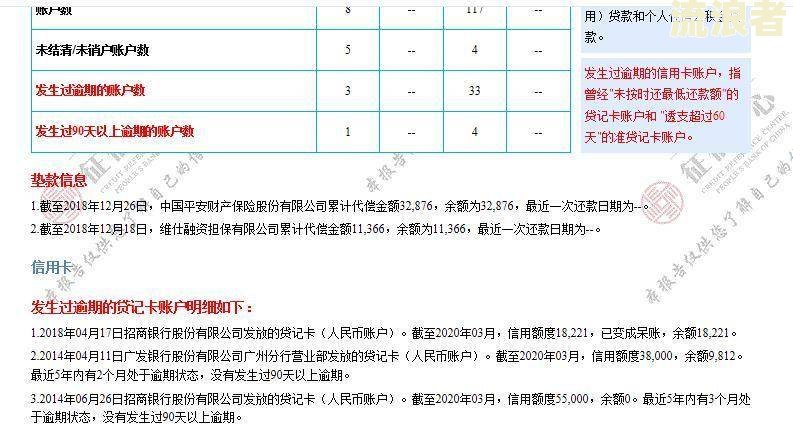 没有逾期记录，征信报告将如何显示？