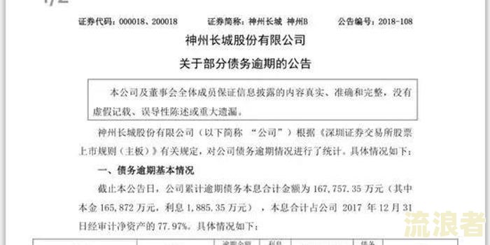 上市公司已逾期的借款：性质、债券与债权的解读