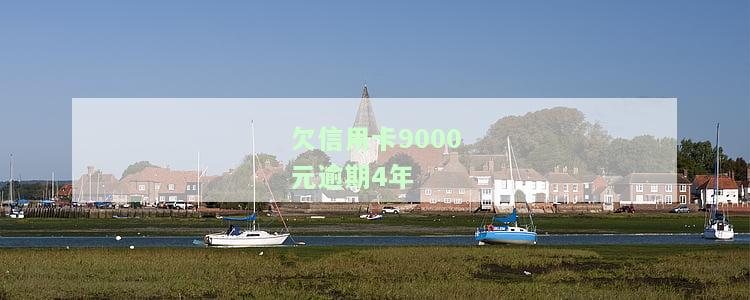 欠信用卡9000元逾期4年