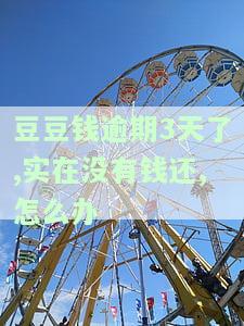豆豆钱逾期3天了,实在没有钱还,怎么办