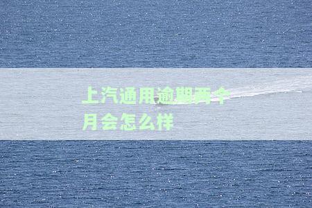 上汽通用车贷逾期几天会上征信吗怎么办？