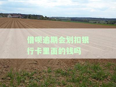 借呗逾期会划扣银行卡里面的钱吗