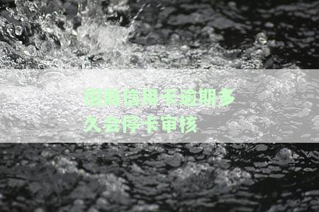 招商信用卡逾期多久会停卡审核通过