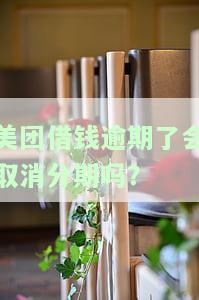 美团借钱逾期了会取消分期吗？