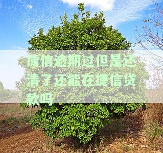 捷信逾期还清后能否继续办理贷款？