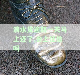 滴水贷逾期一天会咋样，是否会罚息，多久会有暴力催收？