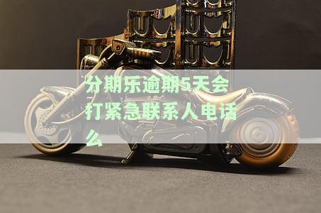 分期乐逾期六天会打电话给紧急联系人吗？