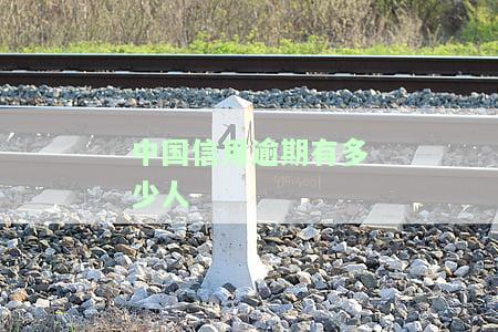 中国信用逾期有多少人