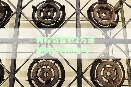 微粒贷逾期2万会起诉吗