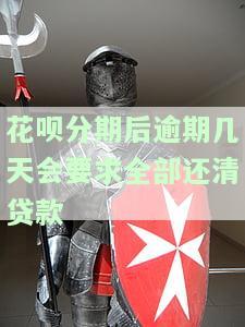 花呗分期后逾期几天会要求全部还清贷款吗？安全吗？