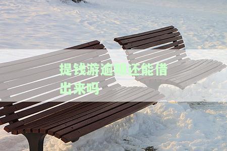 提钱游逾期还能借出来吗