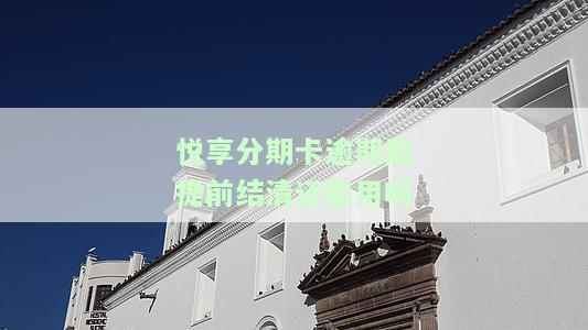 悦享分期卡还款方式及日期