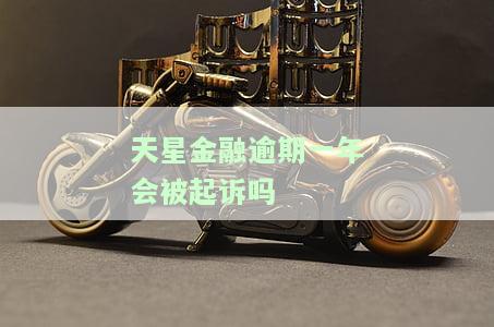 天星金融逾期一年会被起诉吗