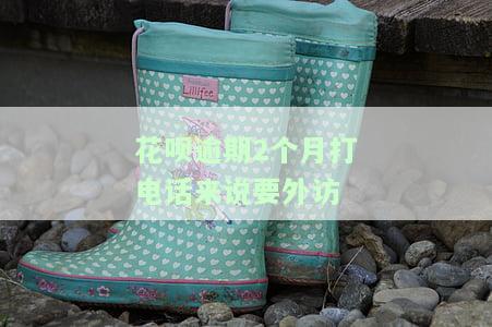 花呗逾期2个月打电话来说要外访怎么办？