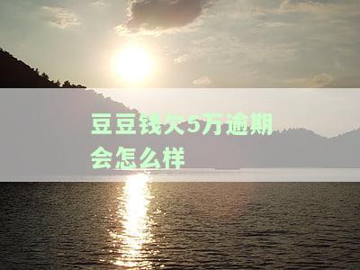 欠豆豆钱5万已还15000逾期现在要我还54000，欠豆豆钱35000千逾期多久会起诉，豆豆钱欠8万，欠豆豆钱4000会被起诉吗？