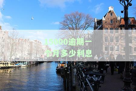 15000逾期一个月多少利息