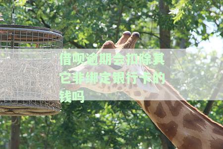 借呗逾期了会自动扣除名下未绑定蓄卡的钱吗？