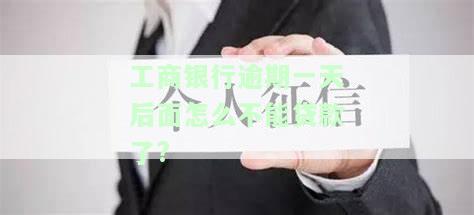 工商银行逾期一天后面怎么不能贷款了?