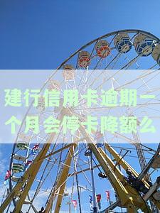 建设银行逾期一个月还款对信用有影响吗及应对方法