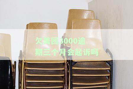 欠美团3千逾期两个月说要起诉我，怎么办？