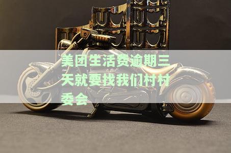 美团生活费逾期三天会联系居委会的人吗，安全吗？