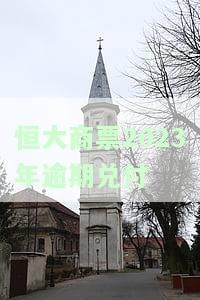 恒大商票2020年12月逾期兑付情况及金额