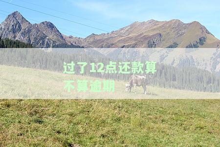过了12点还款算不算逾期呢