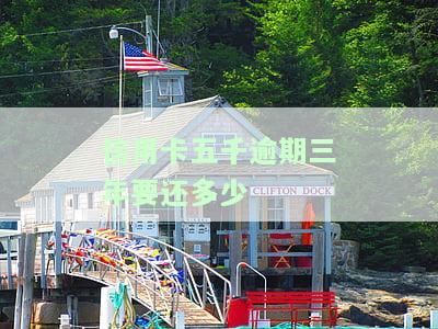 信用卡五千逾期三年要还多少利息及总还款金额？