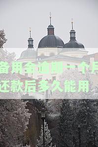 备用金逾期一个月还了还能用吗？