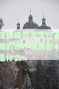 征信发生过逾期账户数1能借贷款吗